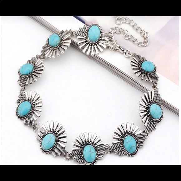 Boho turquoise choker ✨offers welcome ✨ - Picture 1 of 1